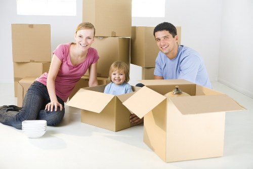 Packing boxes and protective materials for home moves in Ilford