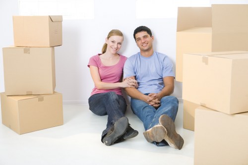 Public liability insurance concept for a professional moving service