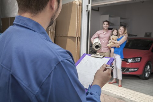 House move planning and furniture loading in Ilford
