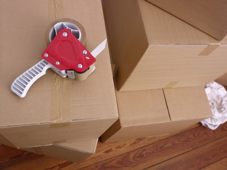 Packing office furniture and equipment for relocation